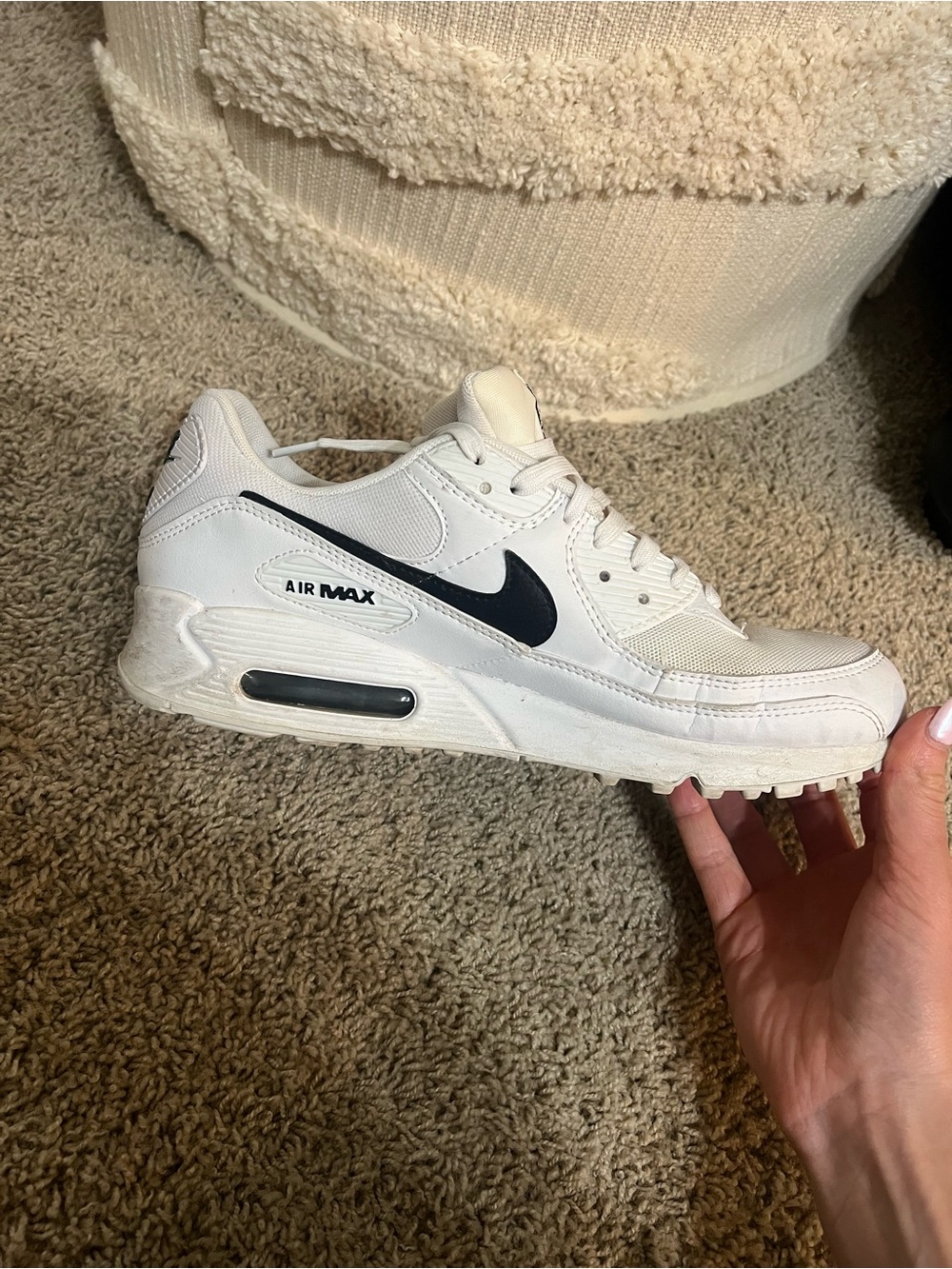 Nike White and Black Air Max Women’s - Picture 3 of 3
